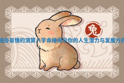 通俗易懂的测算八字命格揭 🦇 示你的人生潜力 🦗 与发展方向