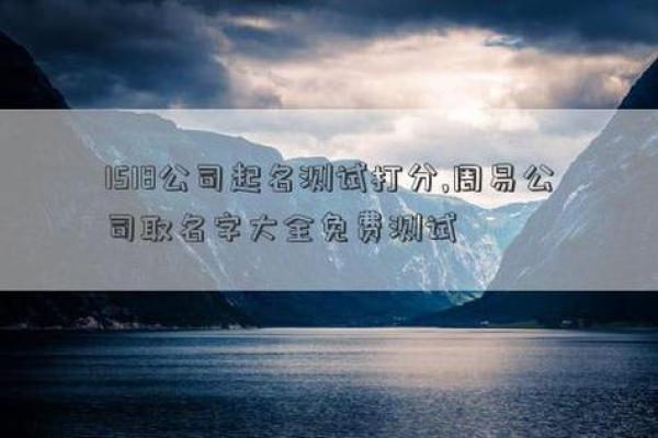 公司免费起名测试_企业免费起名评估体验