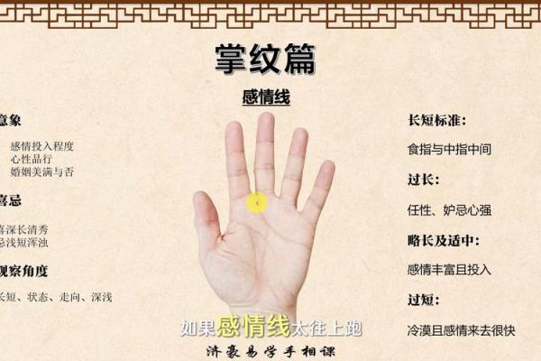 晚绽风华的手相奥秘：感情线底端繁衍众多细纹