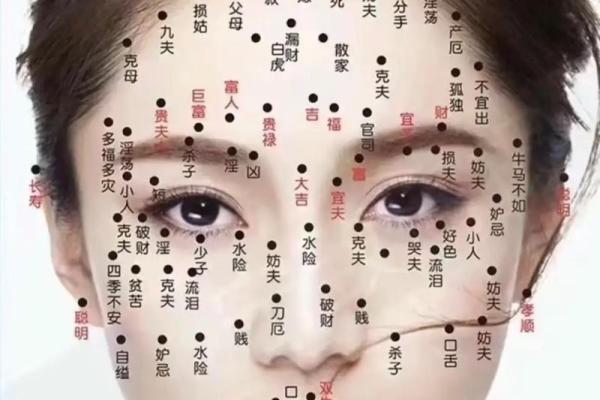 女性常见克夫痣解析：全面收录克夫面相痣特征