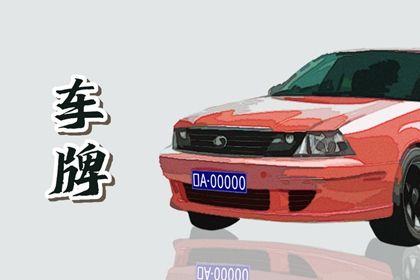 车牌数字解读